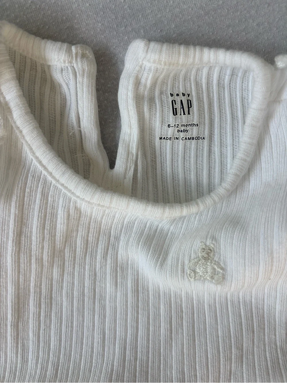 GAP Baby White Ruffle Tank & Bloomers Set 6-12mo